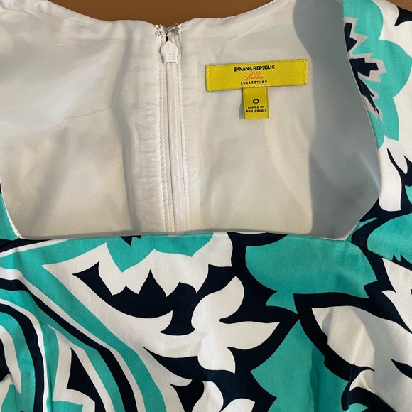 Banana Republic x Milly Collection Eden Rock Printed Dress - Picture 6 of 7